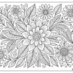 Floral Coloring Pages For Adults