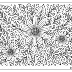 Floral Coloring Pages For Adults