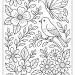 Floral Coloring Pages For Adults