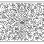 Floral Coloring Pages For Adults