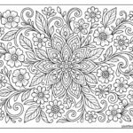 Floral Coloring Pages For Adults
