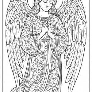 Angel coloring pages