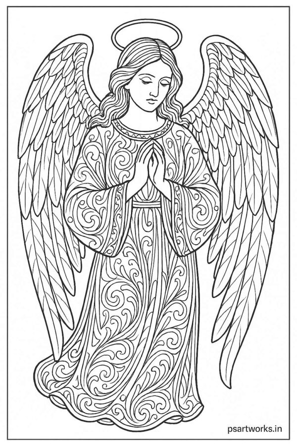 Angel coloring pages
