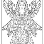 Angel coloring pages