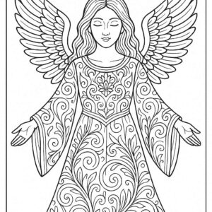 Angel coloring pages