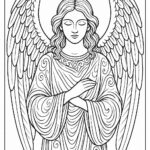 Angel coloring pages