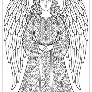 Angel coloring pages