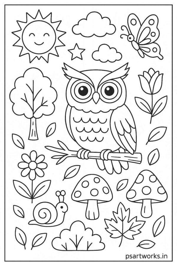 Birds Coloring Pages For Kids