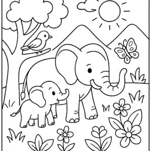 Animal Coloring Pages For Kids