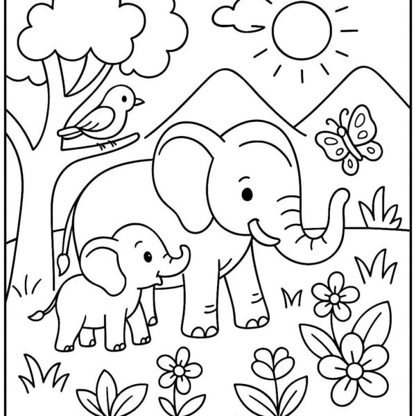 Animal Coloring Pages For Kids