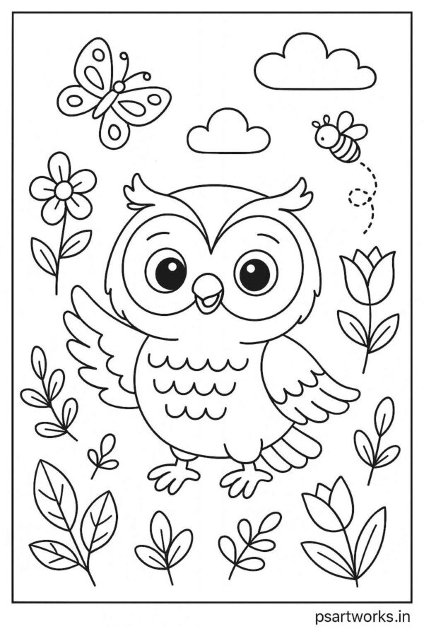 Birds Coloring Pages For Kids