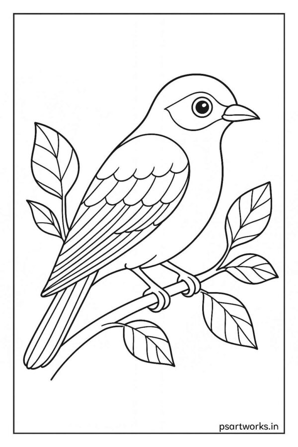Birds Coloring Pages For Kids