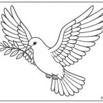 Dove Bird coloring pages
