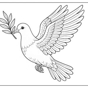 Dove Bird coloring pages