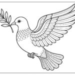 Dove Bird coloring pages