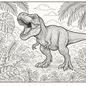 Dinosaur coloring pages