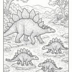 Dinosaur coloring pages
