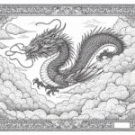 Dragon coloring pages for kids