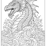 Dragon coloring pages for kids