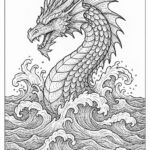 Dragon coloring pages for kids