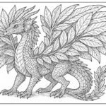 Dragon coloring pages for kids
