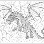 Dragon coloring pages for kids