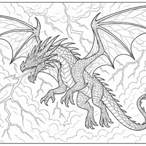Dragon coloring pages for kids