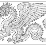 Dragon coloring pages for kids