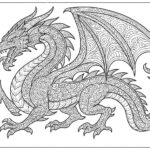 Dragon coloring pages for kids
