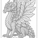 Dragon coloring pages for kids
