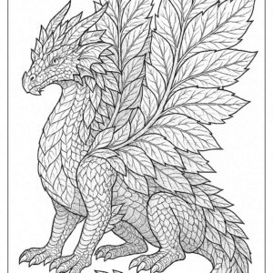 Dragon coloring pages for kids