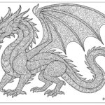 Dragon coloring pages for kids