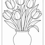 Floral coloring pages