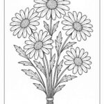 Floral coloring pages