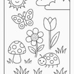 Flowers And Trees Coloring Pages
