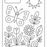 Flowers And Trees Coloring Pages