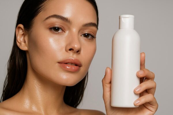 High-end beauty close-up and sharp focus with shallow depth of field