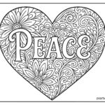 Heart coloring pages