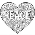 Heart coloring pages