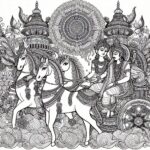 Indian Art Coloring Page