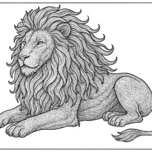 Lion coloring pages
