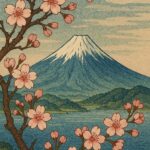 Japanese Vintage art painting