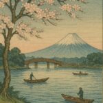 Japanese Vintage art painting