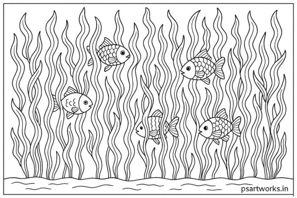 Sea Animal Coloring Pages For Kids