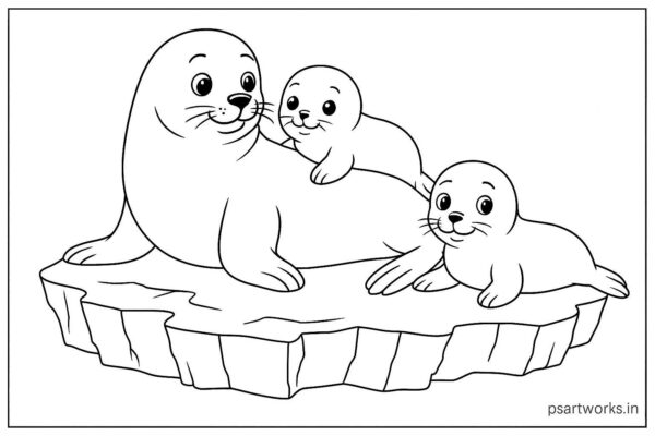 Sea Animal Coloring Pages For Kids