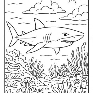 Sea Animal Coloring Pages For Kids