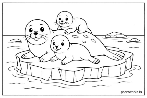 Sea Animal Coloring Pages For Kids