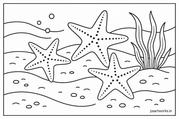 Sea Animal Coloring Pages For Kids