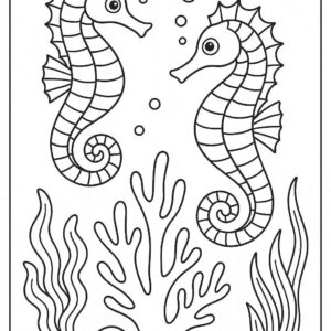 Sea Animal Coloring Pages For Kids