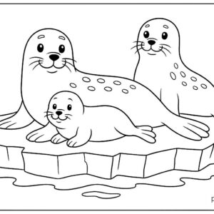 Sea Animal Coloring Pages For Kids